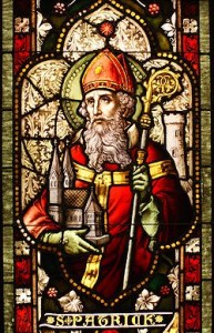 Saint Patrick in Stained Glass