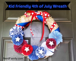 Kid Friendly 4th of July Wreath