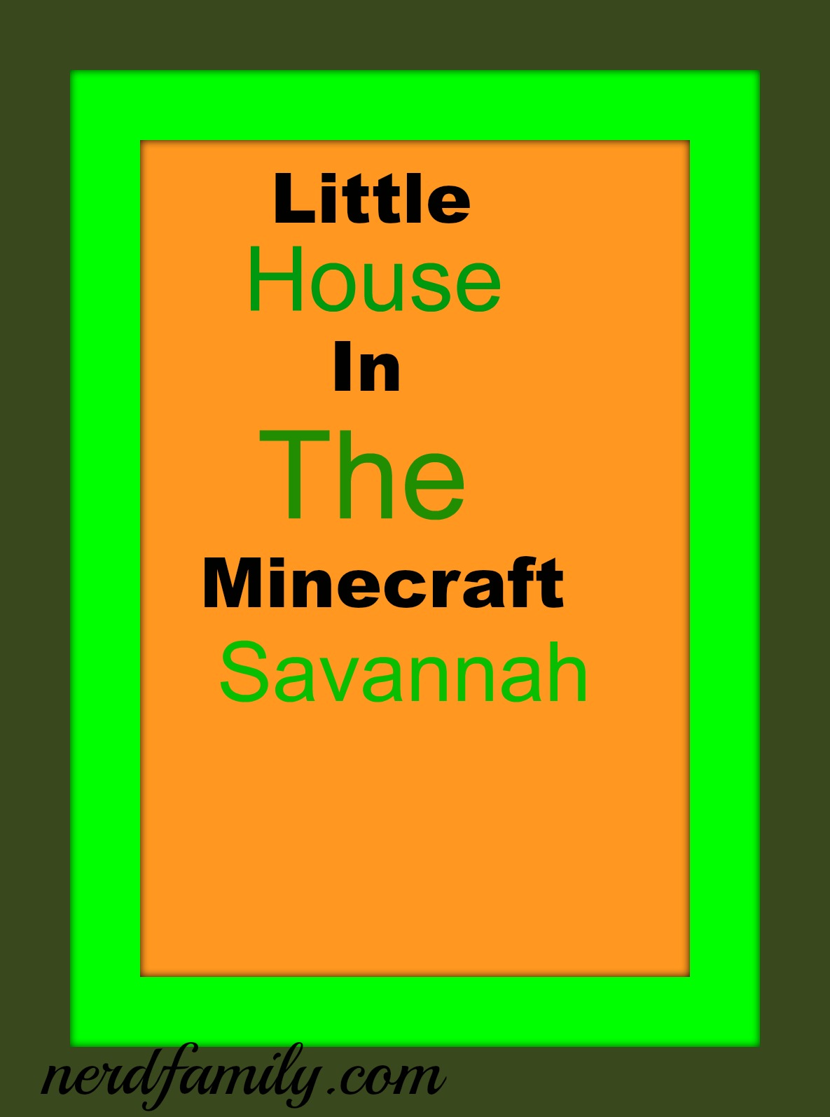 Savannah-minecraft-monday